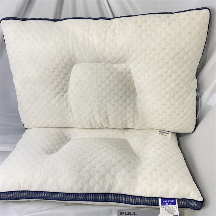 91家纺网 家纺一手货源 找家纺 拾光枕芯 2023新款3d分区透气水立方按摩颗粒柔软SPA护颈定型枕