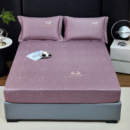 91家纺网 家纺一手货源 找家纺 （总）2023品乐100支长绒棉提花刺绣单床笠全棉贡缎单品