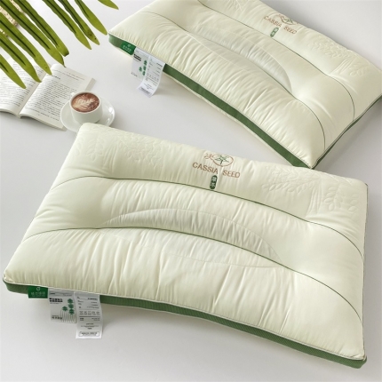 91家纺网 家纺一手货源 找家纺 （总）拾光枕芯 2023新款决明子分区鲜生植萃深睡枕