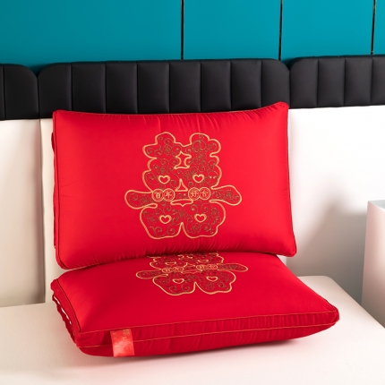 91家纺网 家纺一手货源 找家纺 九州枕芯 婚庆羽丝枕