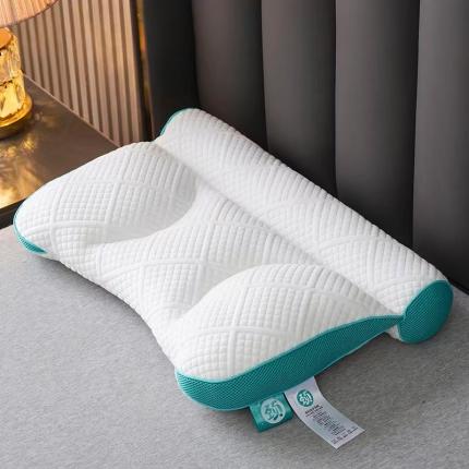 亦帆枕芯 2023新款日本高分子软管护颈枕可机洗水洗枕芯 绿色