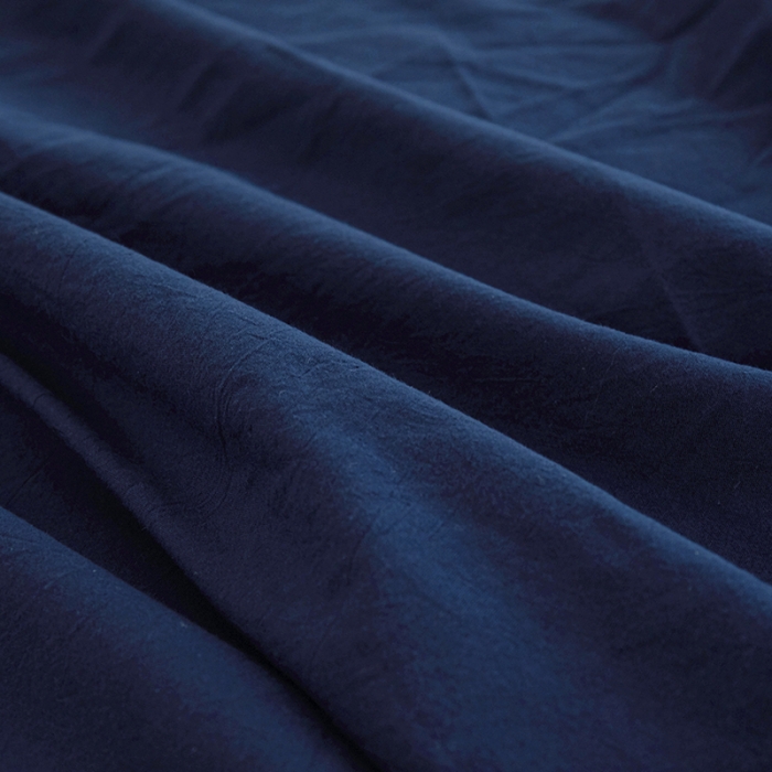 91家纺网 家纺一手货源 找家纺 安莱生活 2023新款水洗棉全棉色织高支高密纽扣款工艺单品床笠 藏青