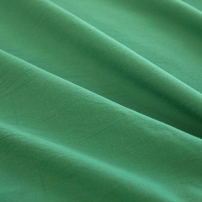 91家纺网 家纺一手货源 找家纺 安莱生活 2023新款水洗棉全棉色织高支高密纽扣款工艺单品床笠 军绿