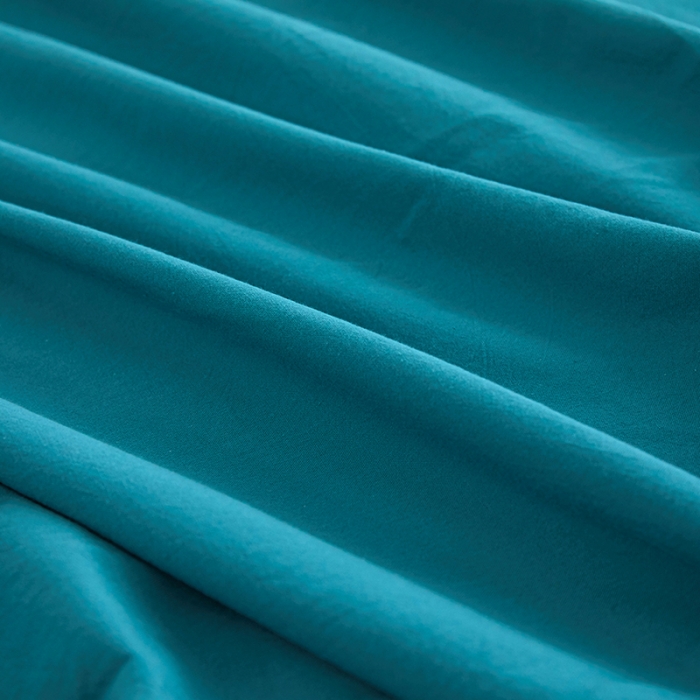 91家纺网 家纺一手货源 找家纺 安莱生活 2023新款水洗棉全棉色织高支高密纽扣款工艺单品床笠 筠雾