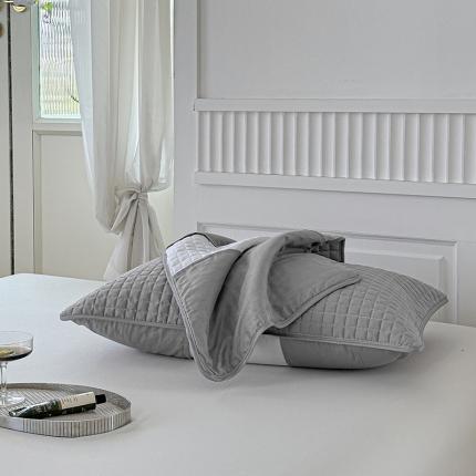 91家纺网 家纺一手货源 找家纺 总纯棉枕芯保护套酒店绗缝三层夹棉枕头隔离层家用成人透气枕头套子