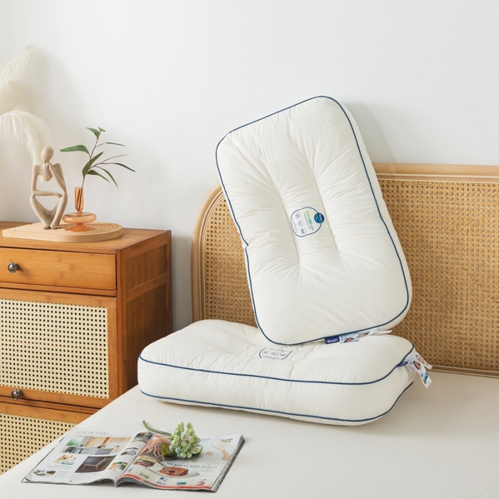 91家纺网 家纺一手货源 找家纺 境月 2023新款弹弹锌系列枕头 弹弹锌立体护颈枕