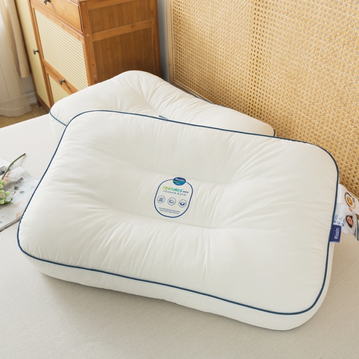 91家纺网 家纺一手货源 找家纺 境月 2023新款弹弹锌系列枕头 弹弹锌立体护颈枕