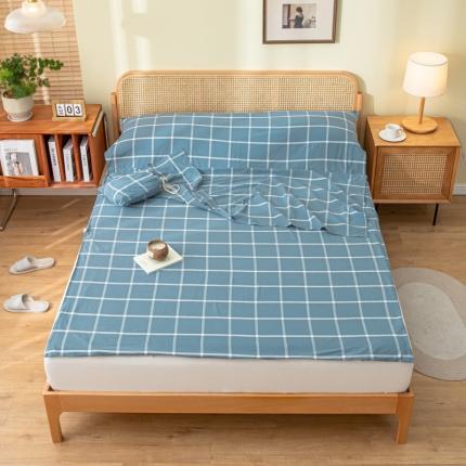 91家纺网 家纺一手货源 找家纺 （总）格子铺 2023新款全棉水洗棉隔脏睡袋旅行袋