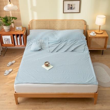 91家纺网 家纺一手货源 找家纺 （总）格子铺 2023新款全棉水洗棉隔脏睡袋旅行袋