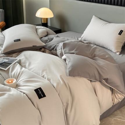 91家纺网 家纺一手货源 找家纺 (总) 床绮 2024新款水洗磨毛四件套-挚爱风格二