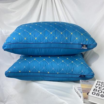 91家纺网 家纺一手货源 找家纺 （总）拾光枕芯 2023新款跑量款满天星立体布边绗绣枕芯羽丝绒福利枕头