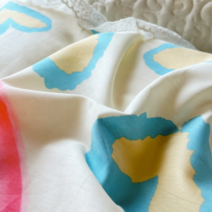 91家纺网 家纺一手货源 找家纺 添越2024小清新韩版蕾丝款花边纯棉夹棉床盖三件套全棉天使之心-蕾丝款