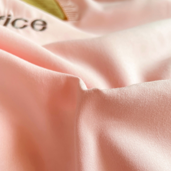 91家纺网 家纺一手货源 找家纺 娜娜 2023新款水洗棉刺绣素色学生三件套 多多猫-粉