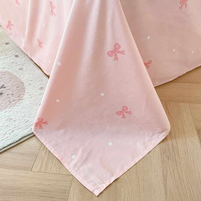 91家纺网 家纺一手货源 找家纺 麦伦家居 2023新款全棉斜纹卡通小清新系列四件套-第四波 戴茜