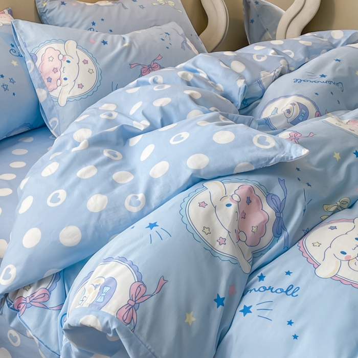 91家纺网 家纺一手货源 找家纺 （总）博雅家纺 2023新款三丽鸥卡通全棉四件套