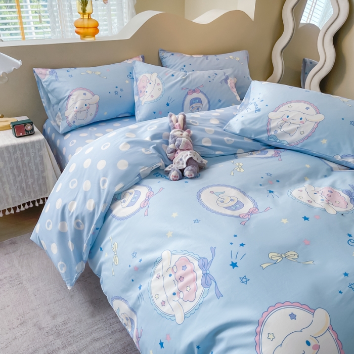 91家纺网 家纺一手货源 找家纺 （总）博雅家纺 2023新款三丽鸥卡通全棉四件套