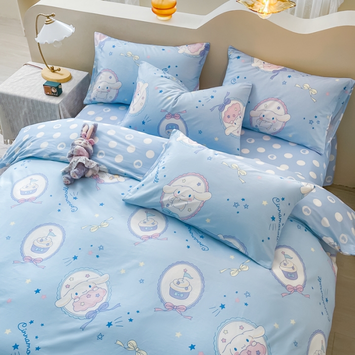 91家纺网 家纺一手货源 找家纺 （总）博雅家纺 2023新款三丽鸥卡通全棉四件套