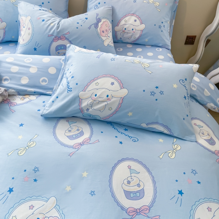 91家纺网 家纺一手货源 找家纺 （总）博雅家纺 2023新款三丽鸥卡通全棉四件套