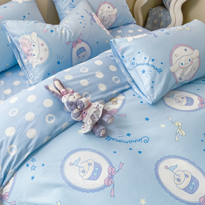 91家纺网 家纺一手货源 找家纺 （总）博雅家纺 2023新款三丽鸥卡通全棉四件套