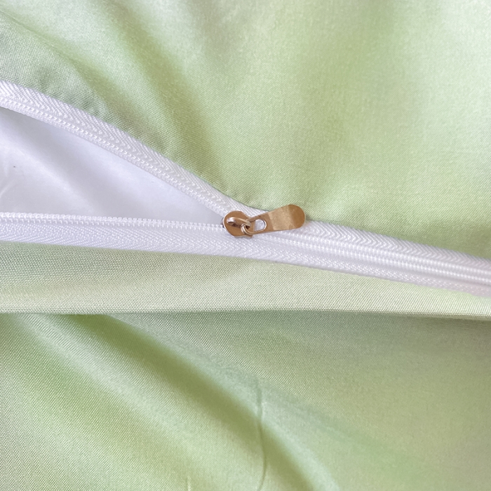 91家纺网 家纺一手货源 找家纺 眠帛2023水洗棉麻绳滚边芝士系列学生三件套六简套A类 芝士奶昔白果绿