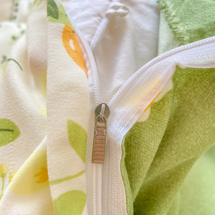 91家纺网 家纺一手货源 找家纺 红日子 2023新款斜纹印花四件套 金香盛宴