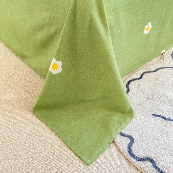 91家纺网 家纺一手货源 找家纺 红日子 2023新款斜纹印花四件套 金香盛宴