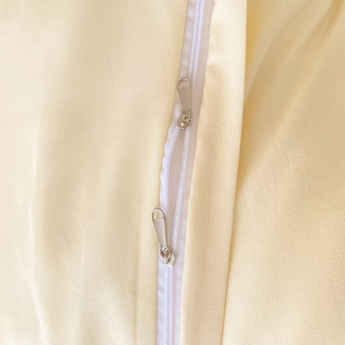 91家纺网 家纺一手货源 找家纺 眠帛2023水洗棉麻绳滚边芝士系列学生三件套六简套A类 芝士奶油粉奶黄