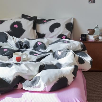 91家纺网 家纺一手货源 找家纺 （总）窝米 2023新款13370全棉四件套简约风系列四件套