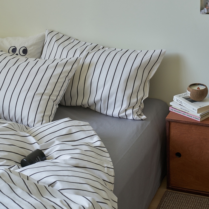 91家纺网 家纺一手货源 找家纺 窝米 2023新款13370全棉四件套简约风系列四件套 摩德尔