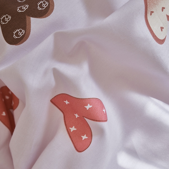 91家纺网 家纺一手货源 找家纺 窝米 2023新款13370全棉四件套简约风系列四件套 星辰