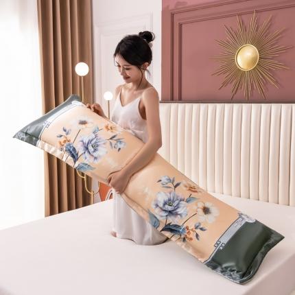 91家纺网 家纺一手货源 找家纺 （总）新款大版单双人可水洗机洗枕套冰丝夏季情侣枕头套