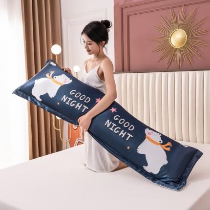 91家纺网 家纺一手货源 找家纺 （总）新款大版单双人可水洗机洗枕套冰丝夏季情侣枕头套