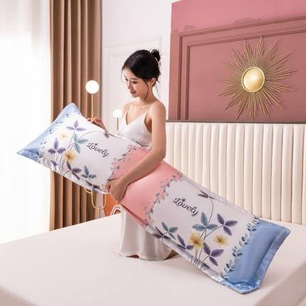 91家纺网 家纺一手货源 找家纺 （总）新款大版单双人可水洗机洗枕套冰丝夏季情侣枕头套