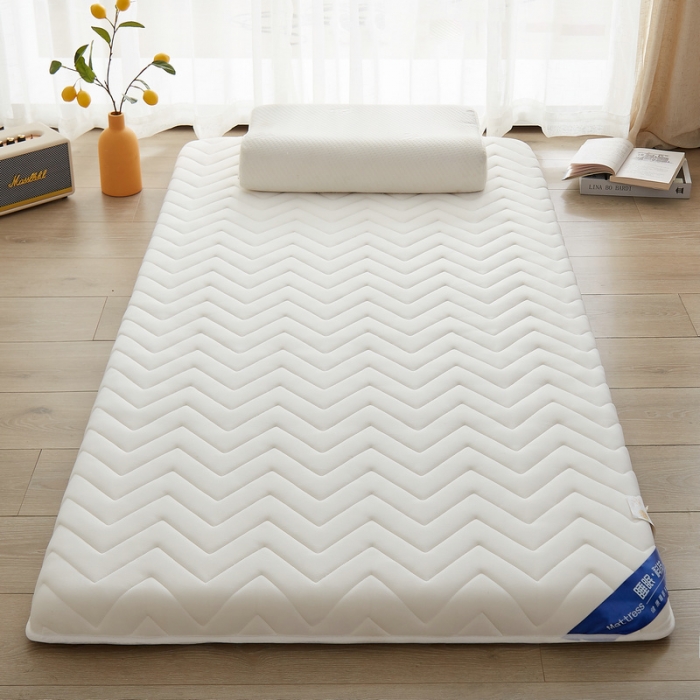 91家纺网 家纺一手货源 找家纺 锦丝钰床垫 2023新款学生A类大豆床垫 白色
