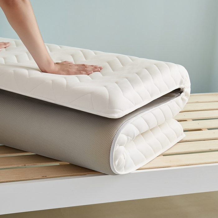 91家纺网 家纺一手货源 找家纺 锦丝钰床垫 2023新款学生A类大豆床垫 白色