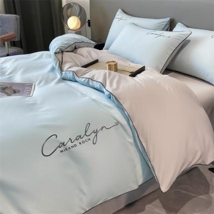 91家纺网 家纺一手货源 找家纺 （总）床绮 2024新款水洗磨毛四件套-慕斯