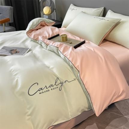 91家纺网 家纺一手货源 找家纺 （总）床绮 2024新款水洗磨毛四件套-慕斯