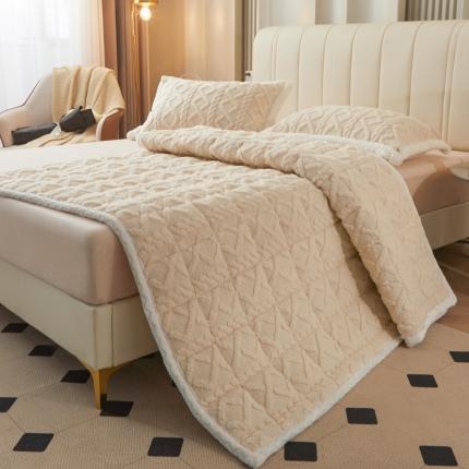 91家纺网 家纺一手货源 找家纺 （总）鑫顺欣 2025新款A类剪花塔芙绒床护垫