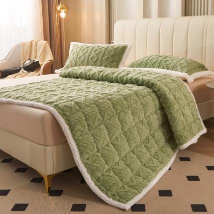 91家纺网 家纺一手货源 找家纺 （总）鑫顺欣 2025新款A类剪花塔芙绒床护垫