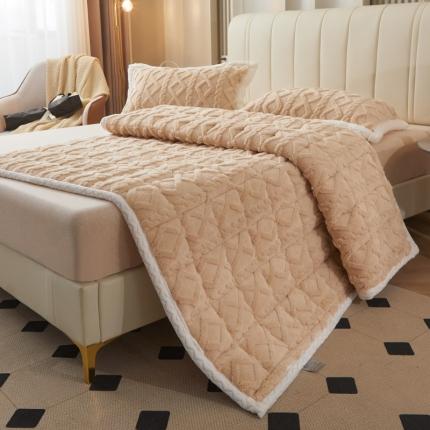 91家纺网 家纺一手货源 找家纺 （总）鑫顺欣 2025新款A类剪花塔芙绒床护垫