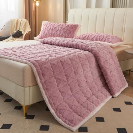 91家纺网 家纺一手货源 找家纺 （总）鑫顺欣 2025新款A类剪花塔芙绒床护垫