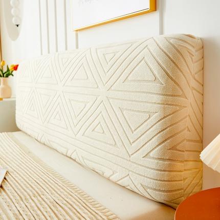 （总）逐日沙发套 2023新款纯色提花床头罩双角系列