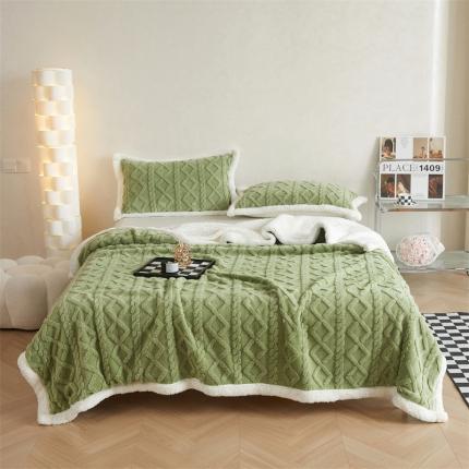 91家纺网 家纺一手货源 找家纺 （总）鑫顺欣 2025新款塔芙绒+羊羔绒双面毛毯