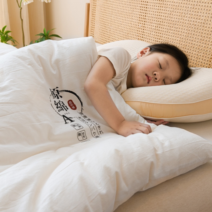 91家纺网 家纺一手货源 找家纺 创优家纺 创优2025新品原棉被子被芯冬被春秋被直播爆款批发米白色