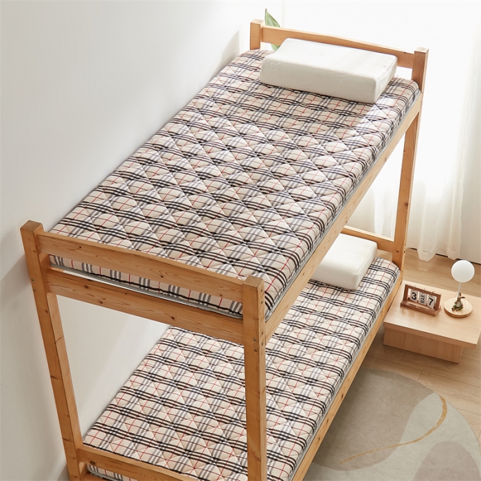 91家纺网 家纺一手货源 找家纺 寐珂 2025新款水洗棉棉花床垫系列-学生款 宝莉小格