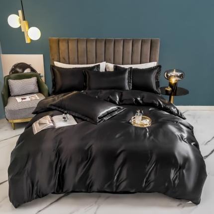 91家纺网 家纺一手货源 找家纺 （总）梦尚舒2025新款水洗冰丝四件套床笠款