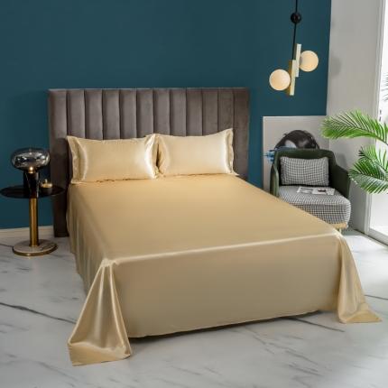 91家纺网 家纺一手货源 找家纺 （总）梦尚舒 2025新款水洗冰丝单床单