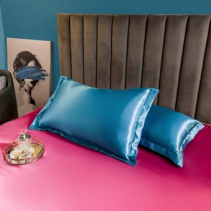 91家纺网 家纺一手货源 找家纺 （总）梦尚舒 2025新款水洗冰丝单枕套