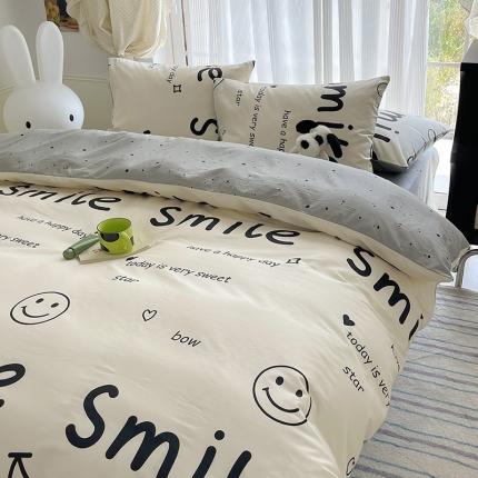 桃子 2023新款ins韩系少女心碎花小清新卡通纯棉系列四件套 棉-美好时光