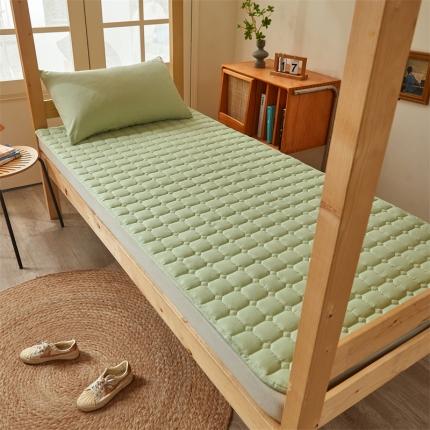 91家纺网 家纺一手货源 找家纺 （总）雯豆2023新款学生宿舍上下铺床护垫软垫子加厚榻榻米防滑床褥子